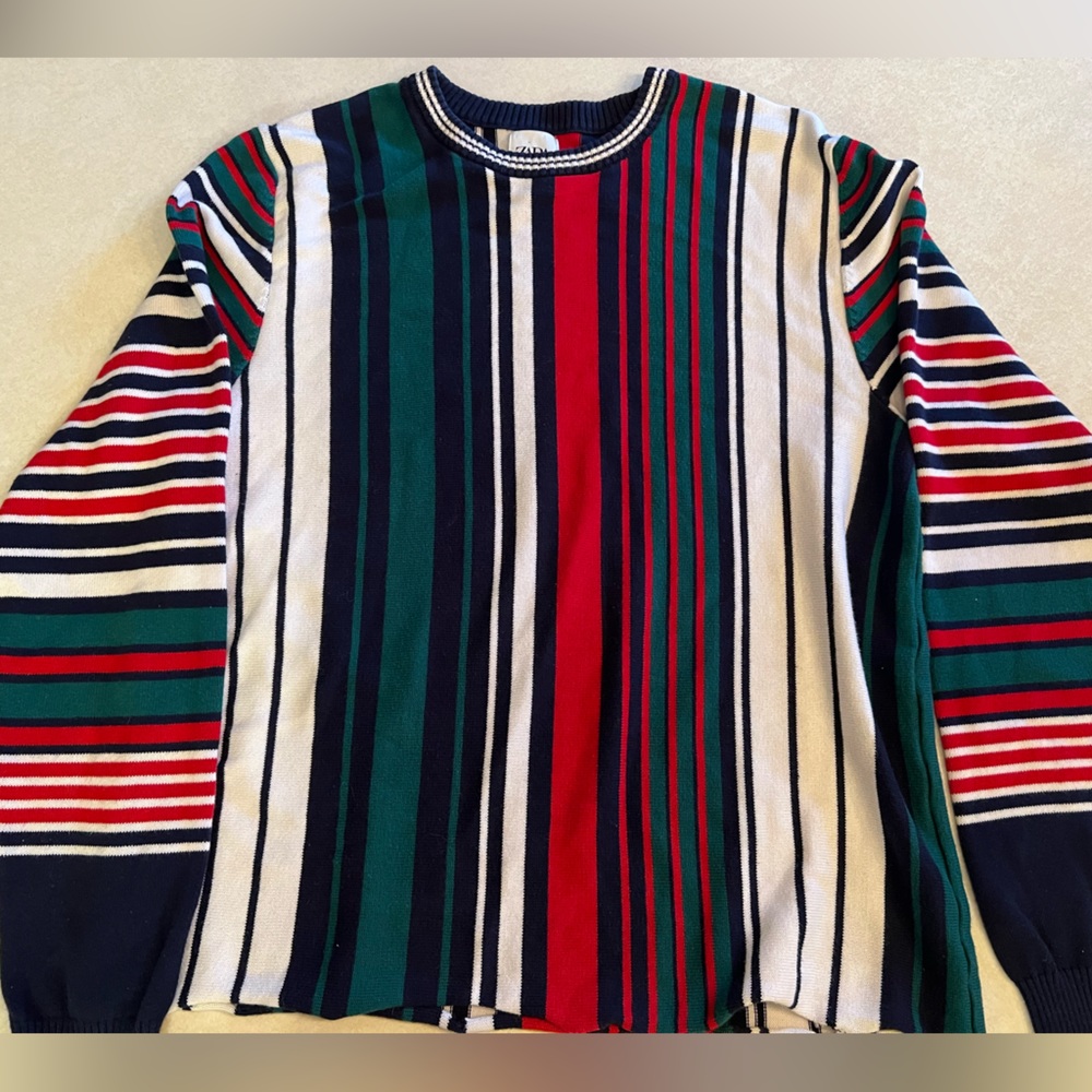 Zara striped women’s sweater size medium. EUC - Picture 2 of 6